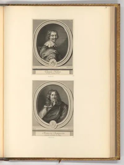 Porträt Claude Mellan; François Chauveau