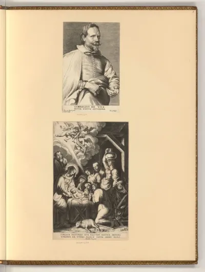 Porträt Cornelius de Vos; Anbetung der Hirten