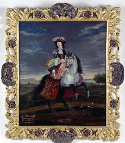 Porträt der Anne de Souvree, marquise de Louvois.
