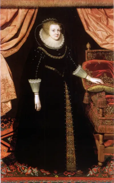 Porträt der Elizabeth Vernon, Countess of Southampton (1572-1655)