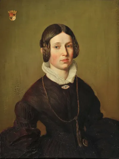 Porträt der Frau Maria Verdross, geb. von Giovanelli