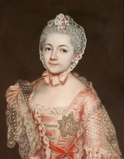Porträt der Henriette Katharina Agnes von Anhalt-Dessau (1744-1799), Freifrau von Loën