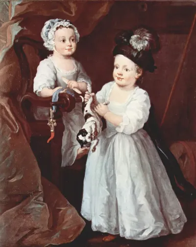 Porträt der Lady Mary Grey und des Lord George Grey