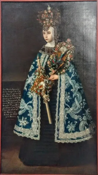 Porträt der Sor María Ignacia de la Sangre de Cristo