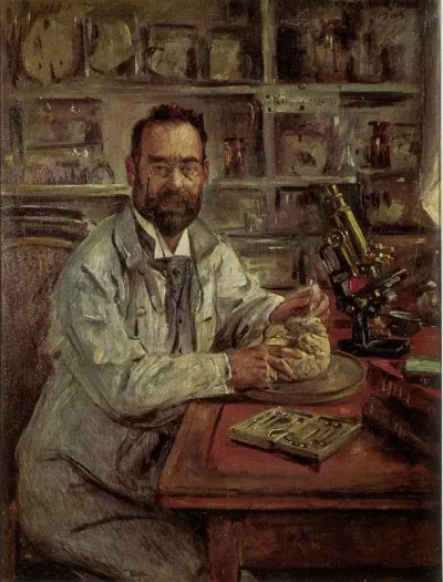Porträt des Anatomen Prof. Ludwig Edinger