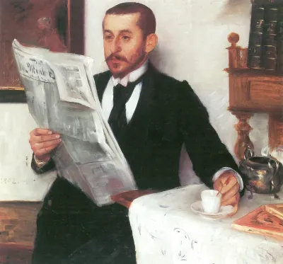 Porträt des Malers Benno Becker
