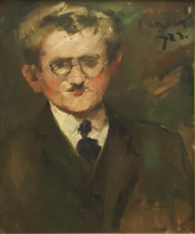 Porträt des Malers Hans Ohmert