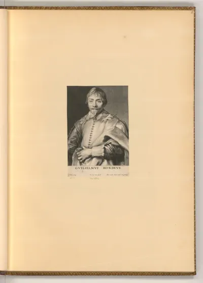 Porträt des Stechers Willem Hondius