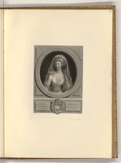 Porträt Dorothea von Kurland