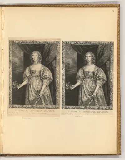 Porträt Elizabeth Cavendish, Countess of Devonshire
