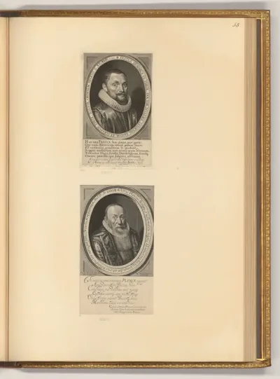 Porträt Festus Hommius; Petrus Plancius