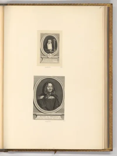Porträt Florence de Werguignoeul; Marie Bonneau de Rubella