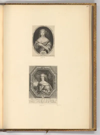 Porträt Françoise Athénaïs de Rochechouart; Françoise Louise de La Baume Le Blanc