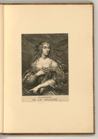 Porträt Françoise Louise, Duchesse de La Vallière