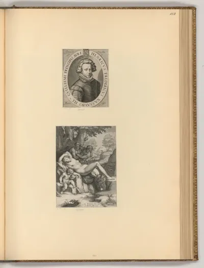 Porträt Frederik Hendrik; Schlafende Venus von einem Satyr beobachtet
