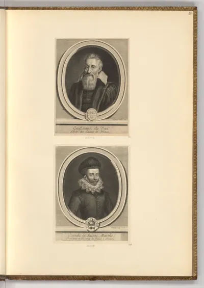 Porträt Guillaume du Vair; Scévole de Sainte-Marthe