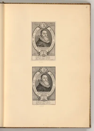 Porträt Hendrick Goltzius mit Emblem