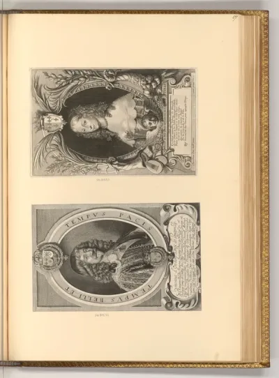 Porträt Henri II. d’Orléans; Anne Geneviève de Bourbon-Condé