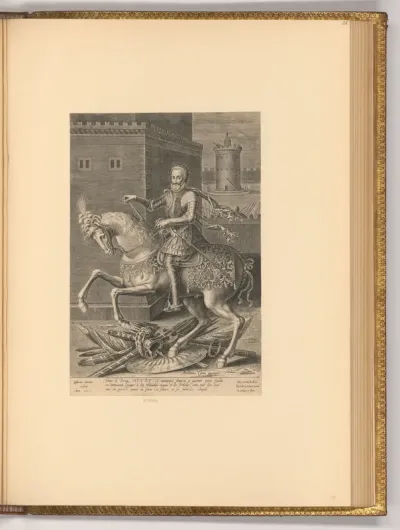 Porträt, Henry IV, König von Frankreich zu Pferd