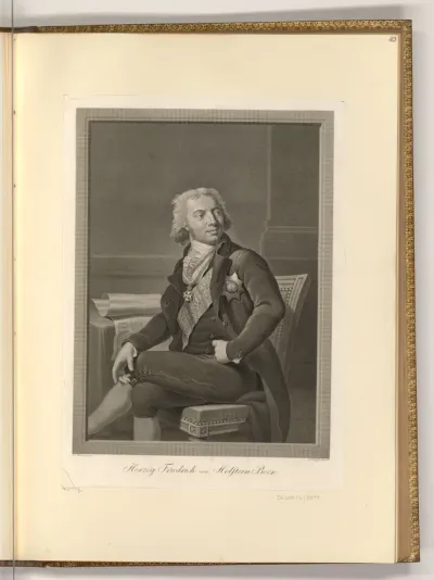 Porträt Herzog Friedrich von Holstein-Beck