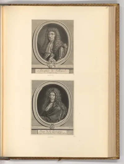 Porträt Jacques de Solleysel; Jean-Baptiste de La Quintinie