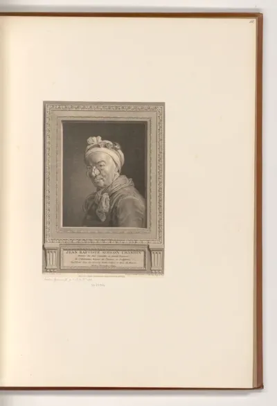 Porträt Jean-Baptiste Siméon Chardin