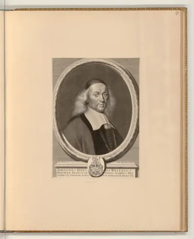 Porträt Johann Daniel Weitz