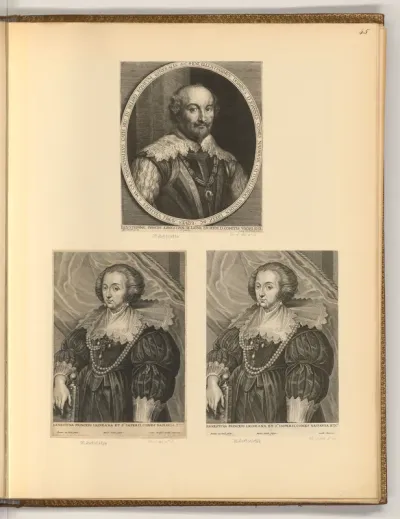 Porträt Johann III. von Nassau-Siegen; Ernestine von Ligne