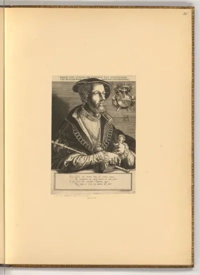 Porträt Johann van Lyden, Anabaptist in Münster