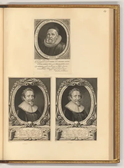 Porträt Johannes Battenfeldt; H. Grotius