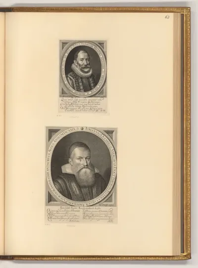 Porträt Johannes Polyander van Kerkhoven; Johannes Ducherus Andegavus