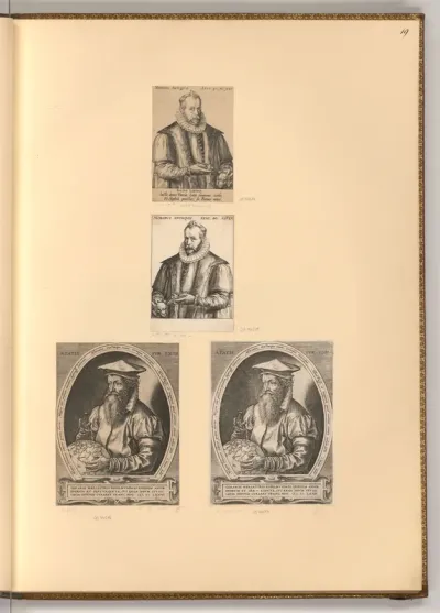 Porträt Justus Lipsius; Gerardus Mercator