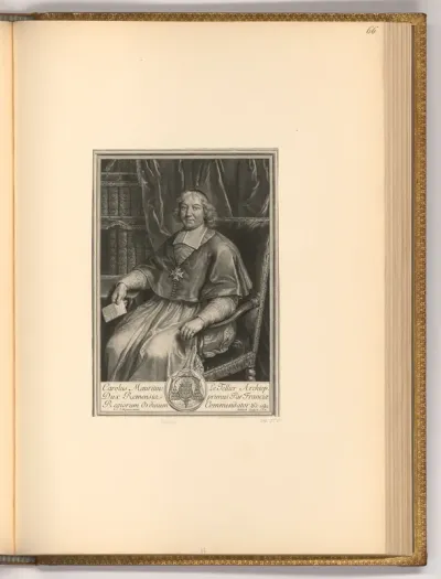 Porträt Kardinal Charles Maurice Le Tellier