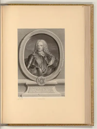Porträt Louis François Anne de Neufville de Villeroy