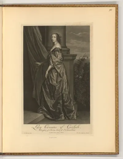 Porträt Lucy, Countess of Carlisle