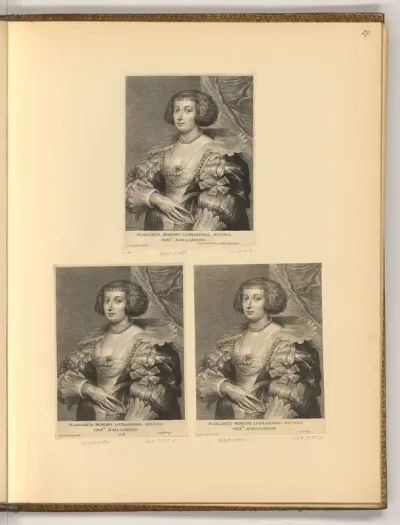 Porträt Margarethe von Lothringen