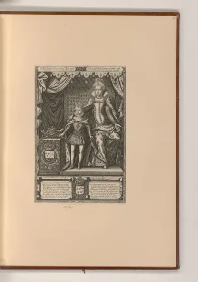 Porträt Maria de Medici mit Infant Louis XIII.
