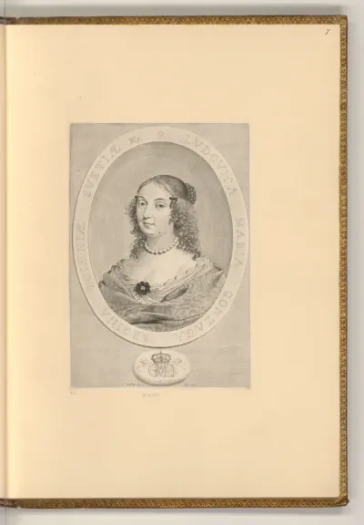 Porträt Maria Gonzaga Poloniæ Suetiæ
