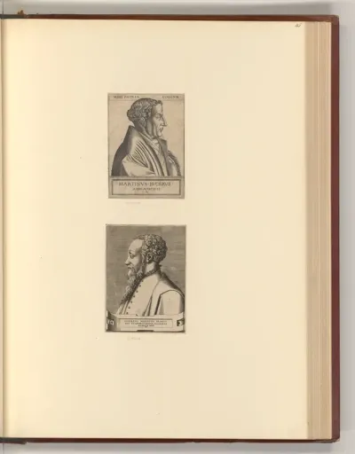 Porträt Martin Bucer; Clément Marot