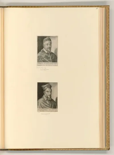 Porträt Papst Urban VIII.; Francesco Antonio Barberini