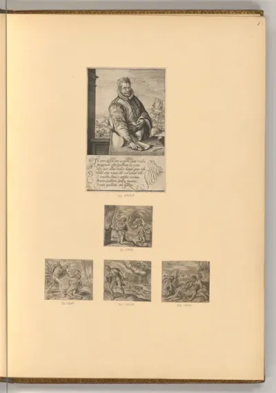 Porträt Philipp Galle; Kain und Abel