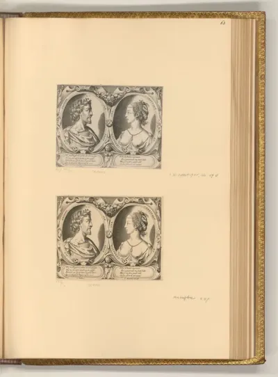 Porträt Pierre de Ronsard und seine Mätresse Cassandre
