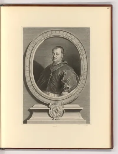 Porträt Robert Gassot du Deffens, Abt von Clairvaux