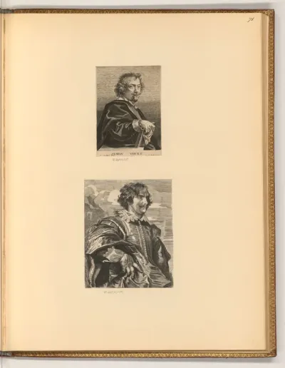 Porträt Simon Vouet; Paulus Pontius