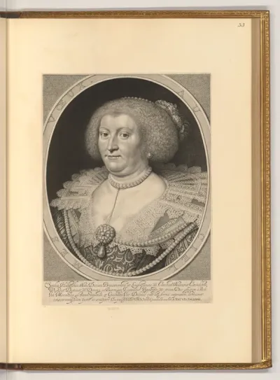 Porträt Sophie Hedwig, Gräfin von Nessau und Prinzessin von Braunschweig-Lüneburg
