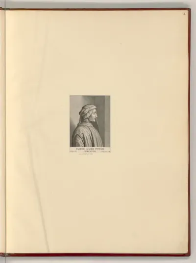 Porträt Taddeo Gaddi Pittore Fiorentino