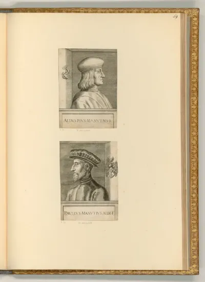 Porträts Alde Pie Manuce, Paul Manuce
