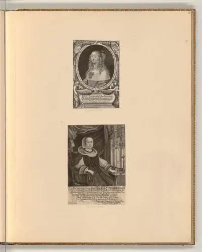 Porträts Amalia von Stubenberg, Regina Sibylla von Stubenberg