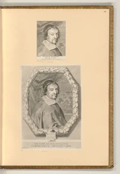 Porträts Cardinal Victor le Bouthillier