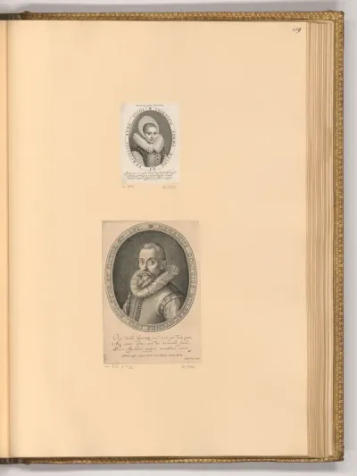 Porträts Christina Popping (Kristina Poppinck), Hendrick Goltzius